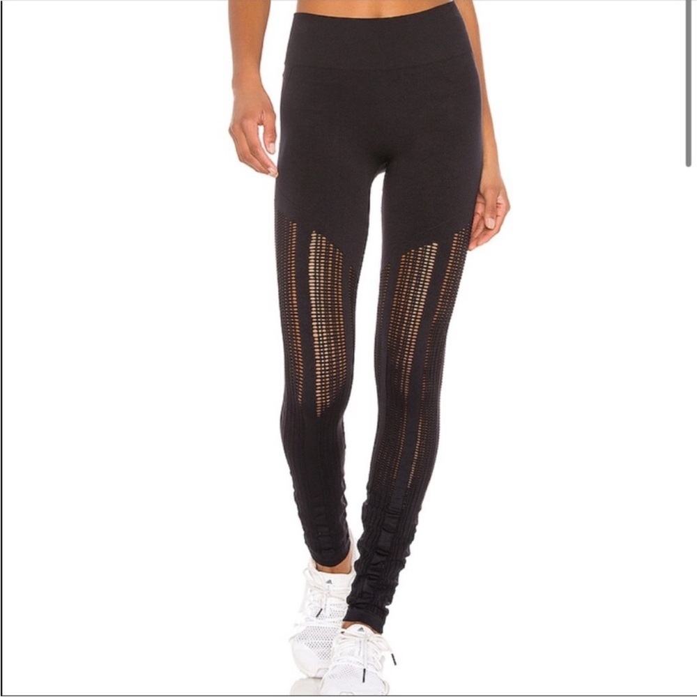 VARLEY Noble black perforated Leggings‎ XXS/XS